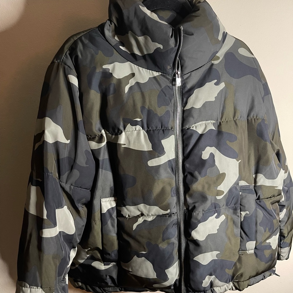 cropped army jacket